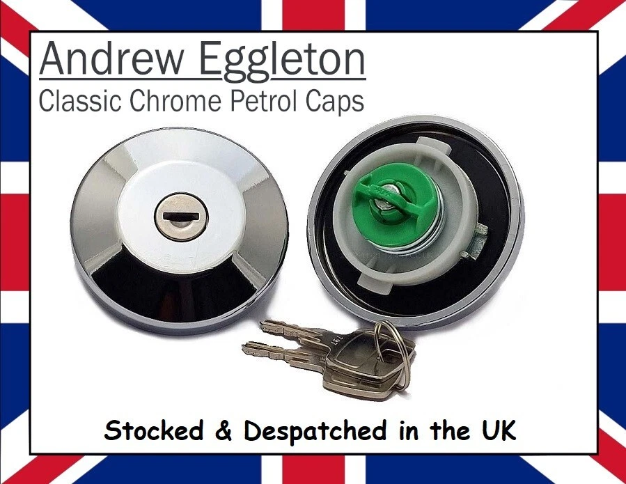 FORD ZODIAC  MK 2 + 3  Full Chrome  Fuel Cap  1956-1966 - Image 1 of 1