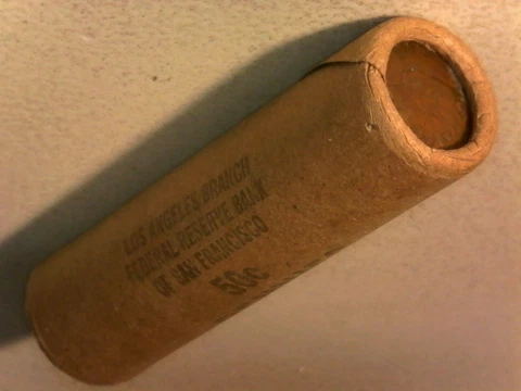 $- (1)-Sealed- Vintage- FRSF!!-   Lincoln Wheat Cents- Roll!-1898/IH/1955/D/W.C Cover