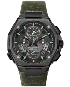 Bulova Precisionist X Special Edition Grün Herren Armbanduhr 98B355 - Bild 1 von 6