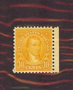 Mint GEM # #642 10 cent Monroe Rotary Press VF/XF OG Light hinge - Picture 1 of 2