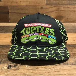 Teenage Mutant Ninja Turtles Snapback Cap Kids YOUTH KIDS Black TMNT - READ - Picture 1 of 12