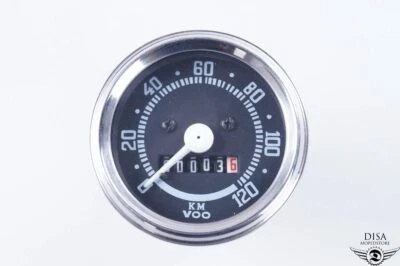 Tachometer Tacho 120 Km/h Mokick Moped KKR 60mm für Kreidler Florett RS RM - Bild 1 von 4