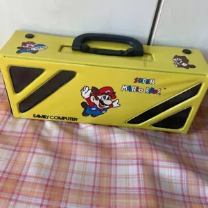 Super Mario Family Computer Game Cartridge Storage Carrying Case Bag NES Rare JP - Picture 1 of 10