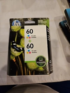 HP 60 + 60 Original Tintenpatrone Cz072fn - Tri-Color / ABGELAUFEN 2022 - Bild 1 von 5
