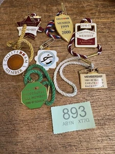Vintage Cheltenham Rennstrecke Pässe x 7 - Bild 1 von 2