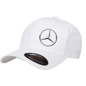 Mercedes Benz Motor AMG Logo Cap 5001 Flexfit Baseball Hat S/M and L/XL - Picture 1 of 14
