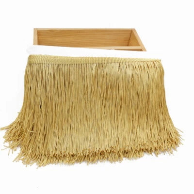 Tassel Fringe Latin Dance Costume Trim 3 Yards 15cm Chainette Fringe 13 Colors - Image 1 of 4