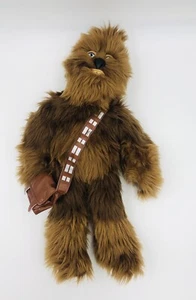 Muñeco de peluche peludo Chewbacca Star Wars de los parques Disney de 20" borde de galaxia ¡Envío rápido! - Imagen 1 de 6