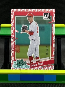 MICK ABEL 2023 Donruss Rated Prospect 100 Card #/100 - Picture 1 of 2