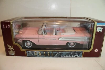 1/18th Scale Yat Ming Road Legends Pink 1958 Edsel Citation Convertible Boxed - Image 1 of 4