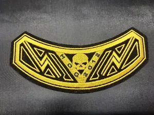 2012 HOG Harley Davidson Owners Vest Patch Club Group Rocker Skull Collect New - Picture 1 of 4
