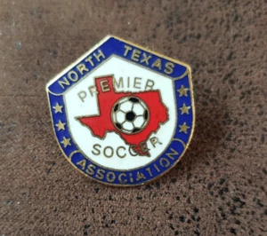 State Of Texas Soccer Pin Premier Soccer North Texas Association - Picture 1 of 2