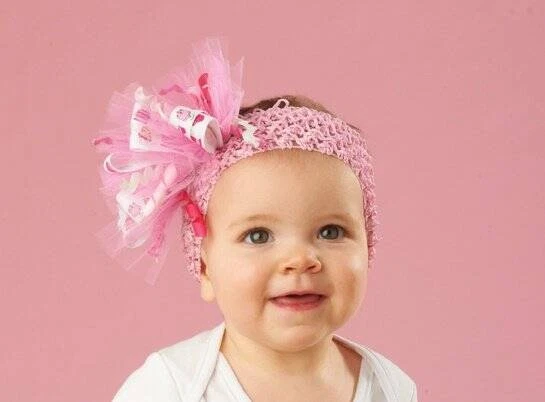 Обруч для волос с розовым бантом на день рождения Mud Pie Party Time - Изображение 1 из 1