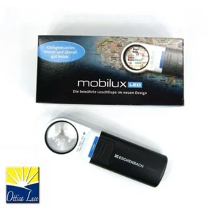 LENTE INGRANDIMENTO MOBILUX LED 10X 38D Eschenbach magnifying glass loupe lupe - Imagen 1 de 5