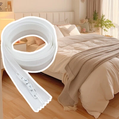 3# Invisible Zip Concealed Nylon Zipper 100cm 120cm 150cm 180cm Replacement LOT - Image 1 of 4