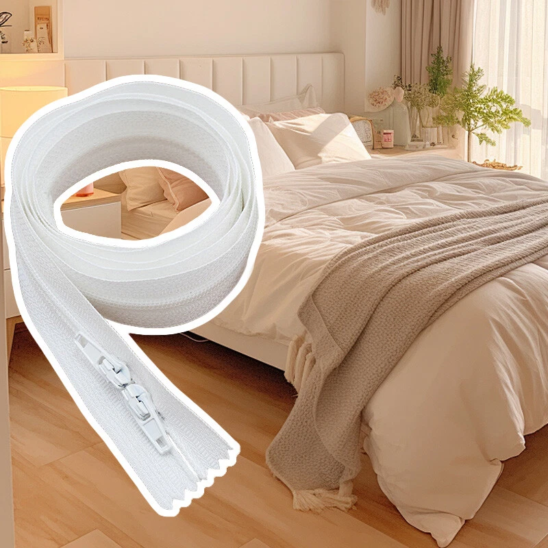 3# Invisible Zip Concealed Nylon Zipper 100cm 120cm 150cm 180cm Replacement LOT - Image 1 of 4