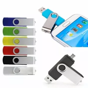 64 GB 4 GB USB-Flash-Laufwerk 2-in-1-Speicherstick Speicherstift OTG drehbar Metall U-Disk - Bild 1 von 13