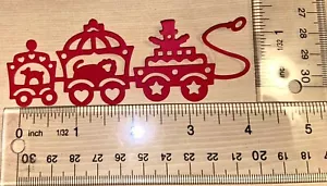 ❤️5 PULL TOY papel de cartón troquelado adornos - Imagen 1 de 16