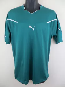Maglietta Puma Sport Calcio Palestra Verde Jersey Skjorte T Shirt Maglia Adulto Uomo XL - Foto 1 di 5