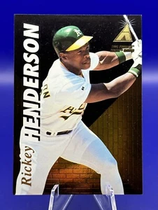 1995 Pinnacle Zenith Edition RICKEY HENDERSON #87 HOF Oakland A's - Picture 1 of 2