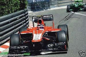 Formula One F1 Driver Max Chilton Hand Signed Photo 12x8" AH - Picture 1 of 1