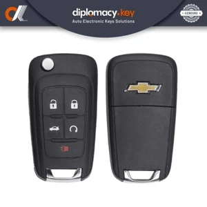Chevrolet Cruze 2010-2019 Genuine Used Flip Key 4+1 Buttons 315MHz 13500221 - Picture 1 of 1
