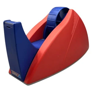 Tesa Easy Cut Tischabroller Rot Blau Tesafilm Klebeband Abroller Büroequipment - Bild 1 von 7