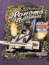 NHRA DRAG RACING 2023 SONOMA NATIONALS  EVENT T SHIRT  SIZE XL