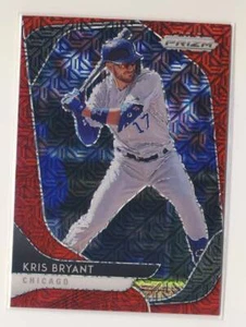 Panini Prizm Illumination Prizms 2020 rojo mojo #9 Kris Bryant Chicago Cubs BX4 - Imagen 1 de 2