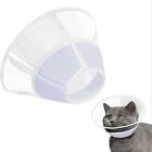 Blue Recovery Collar for Dogs and Cats Fabric，PVC Neck Cone Pet Cat Cone