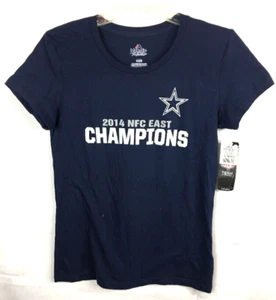 Dallas Cowboys 2014 NFC East Champions Women's Size M Blue NWT T-shirt B11*O - Picture 1 of 6