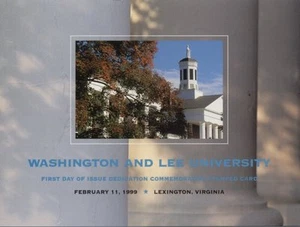 #UX302 Washington & Lee University Postal Card First Day Ceremony  Program - Picture 1 of 1