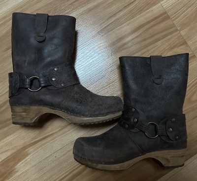 Sanita 'Mohawk' датский сабо ботинки в старинный коричневый (искусство: 452203) - деревянный 39 - Изображение 1 из 4