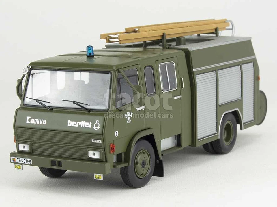 Berliet 770 KB6 FPT Camiva Pompiers Militare - ODEON 1/43
