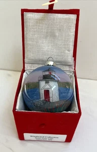 Winward Collection Brant Point Leuchtturm Weihnachtsschmuck mit Box Nantucket - Bild 1 von 15