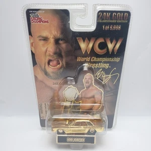 Vintage 1998 WCW Racing Champions Goldberg 24k Gold Plated Die Cast Car 1Of9998 - Bild 1 von 14