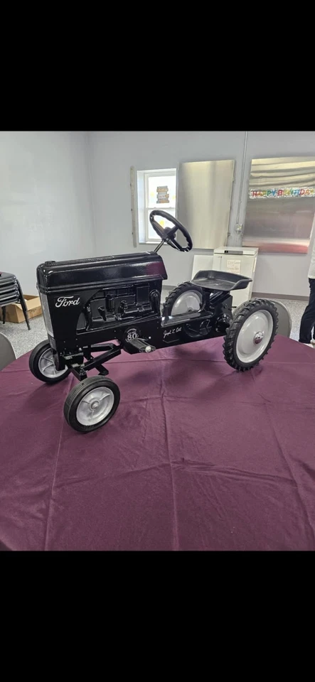 Ford 8N Diecast Wide Front "BLACKOUT" Pedal Tractor NIB! 1 of 30 Special Ed Made - Image 1 of 4