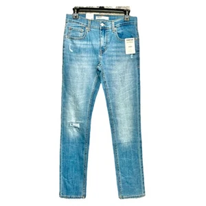 NEW! Levi Strauss Skinny FLEX Jeans/Boy’s 18 REG (29x31) Blue Light Wash NWT - Picture 1 of 6