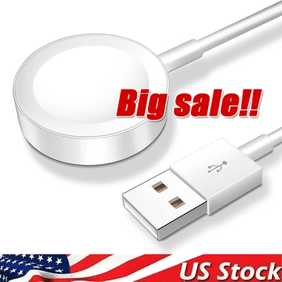 Magnetic USB Charging Cable Charger For Apple Watch iWatch Series 2/3/4/5/6/SE/7 - Image 1 of 4
