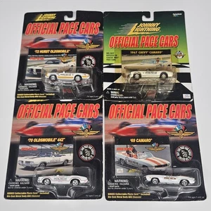 Johnny Lightning Official Pace Car Lot of 4 NEW 67 69 Camaro 70 72 Oldsmobile  - Picture 1 of 16