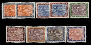 ARABIA SAUDITA SG755-764, 1967-74 1p a 10p planta de gasoil, con wmk, casi nuevo como nuevo. - Imagen 1 de 1
