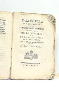 LIVRE ANCIEN PROGRÈS CONNAISSANCES HUMAINES SERVAN JUSTICE FINANCE EO 1781 - Picture 1 of 2