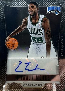 2012-13 Panini Prizm Autographs #100 E'Twaun Moore Rookie Auto - Picture 1 of 2
