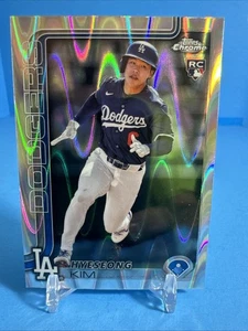 2025 Topps Chrome Hyeseong Kim #152 Raywave Refractor RC Dodgers Baseball (40) - Bild 1 von 4
