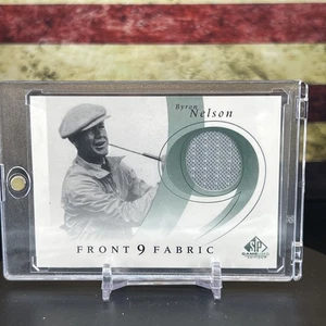 2002 Upper Deck SP Game Used Edition Front 9 Fabric Byron Nelson #F9S-BN - Picture 1 of 2
