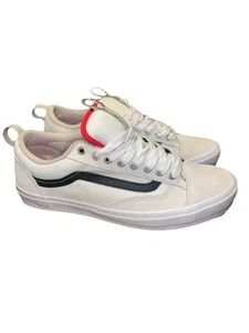 NEW Size 11.5 - VANS Old Skool Pro Cush Skateboard White Sneakers - Picture 1 of 6