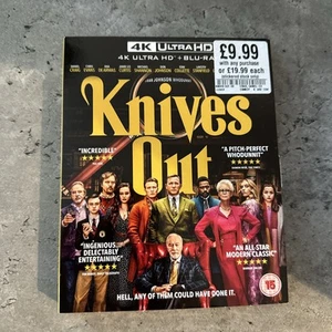 Knives Out (2019) [4K Ultra HD + Blu-ray] Brand New Sealed ⭐️ - Picture 1 of 2