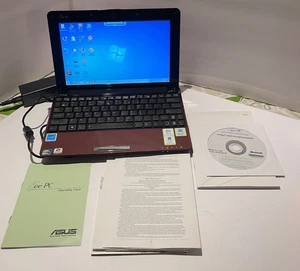 Asus Eee PC 1005PEB rot Netbook Laptop - Windows 7, Intel Atom, leicht - Bild 1 von 4