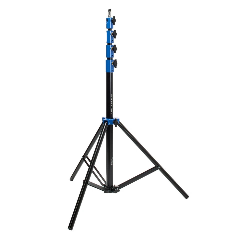 Flashpoint Pro Air-Cushioned Heavy-Duty Light Stand (Blue 9.5') #FP-S-9-BL-V2