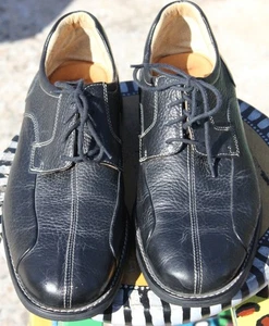 Johnston & Murphy Oxford Herren Größe 10 Schwarz Lammfell Leder Schuhe - Bild 1 von 7